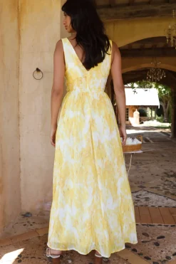 Super Solar Maxi Dress Yellow