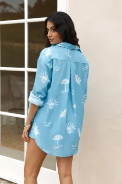Surfers Paradise Shirt Blue