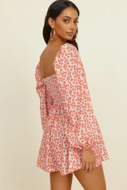 Sweet As Pie Romper Red