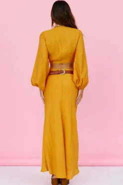 Sweet Aurelia Maxi Skirt Orange
