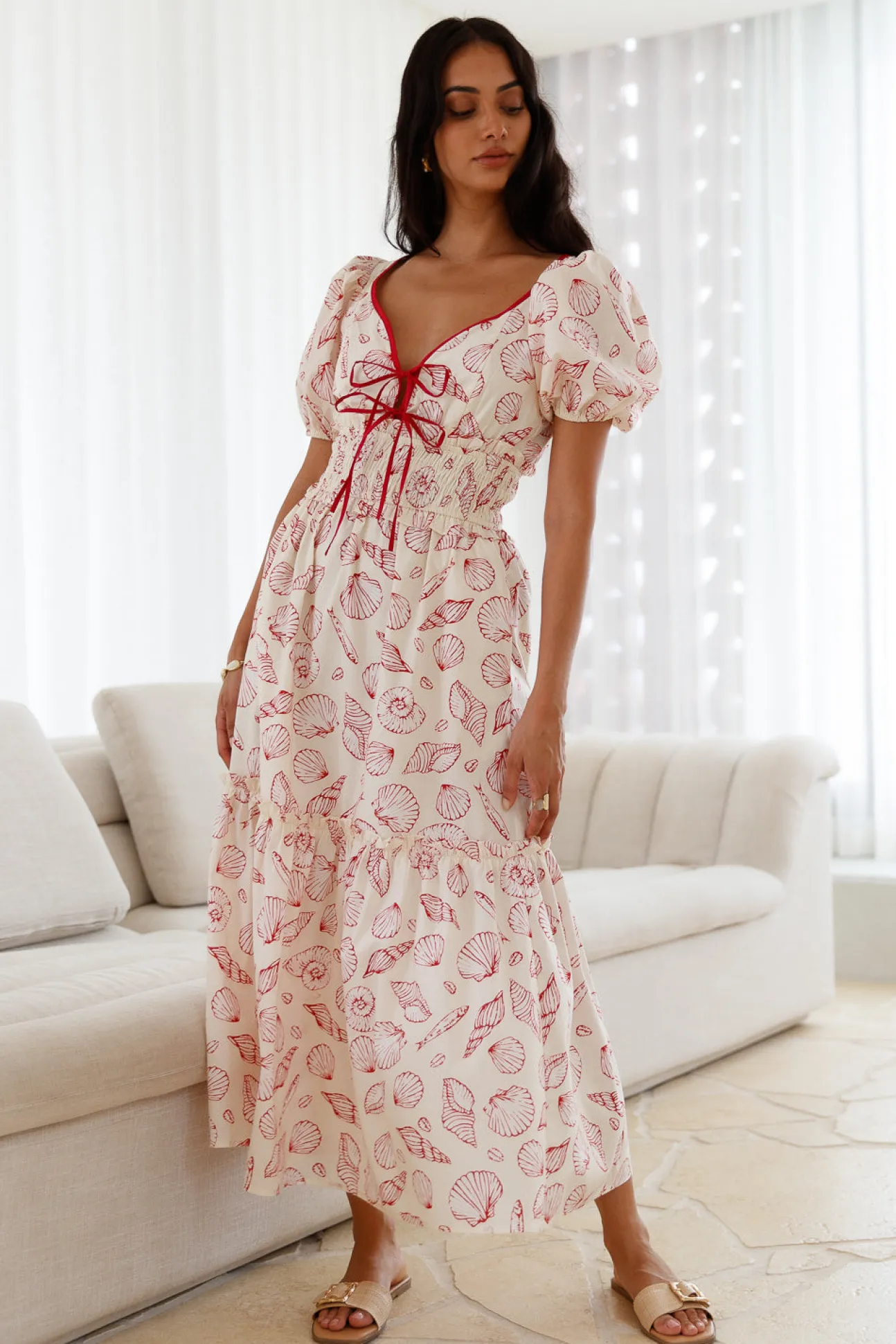 Sweet Awakening Maxi Dress Red