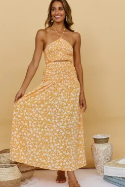 Sweet Citrus Maxi Dress