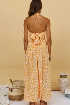 Sweet Citrus Maxi Dress