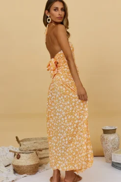 Sweet Citrus Maxi Dress