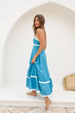 Sweet Devotion Maxi Dress Blue