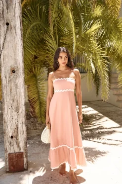 Sweet Devotion Maxi Dress Blush