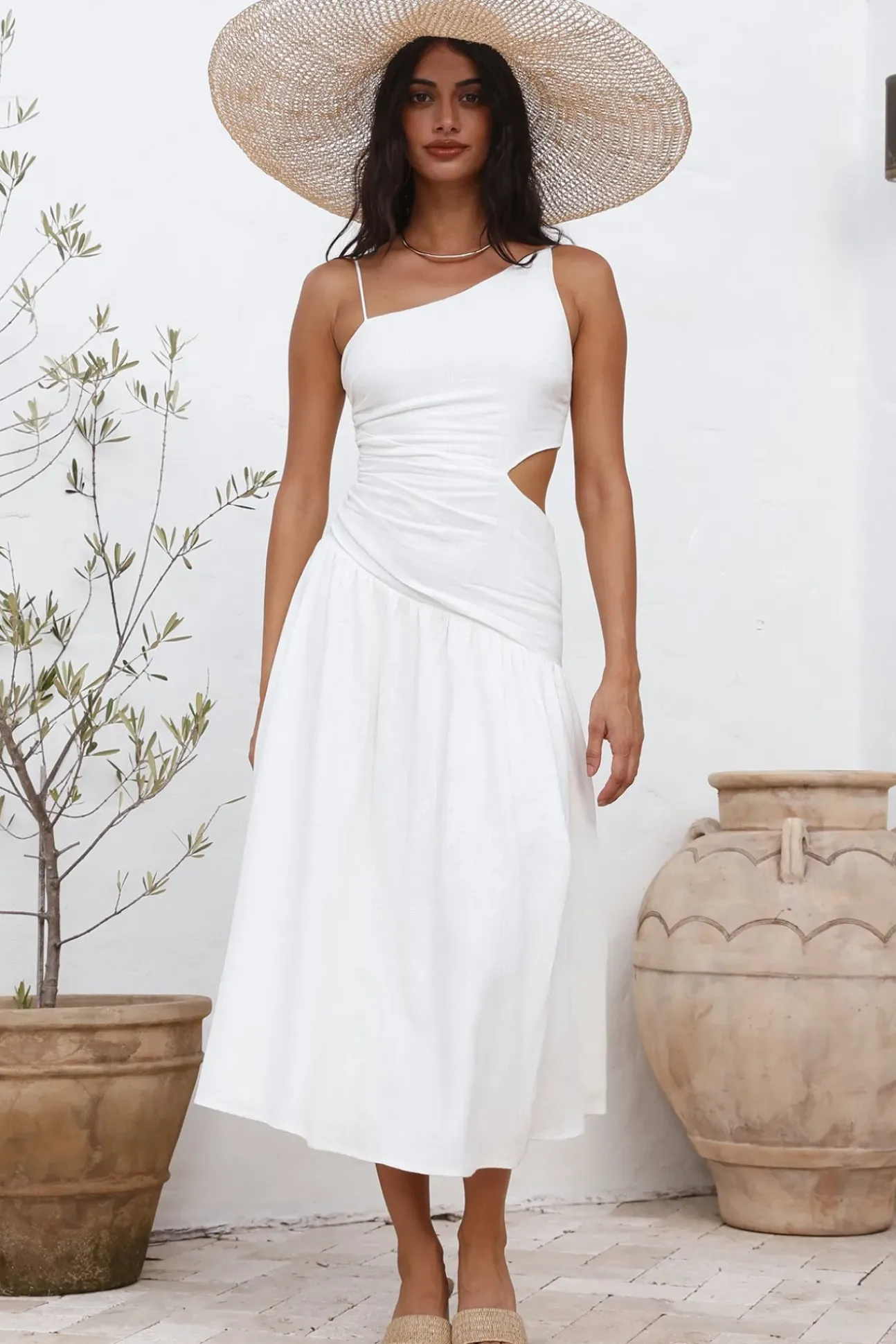 Sweetest Smile Maxi Dress White