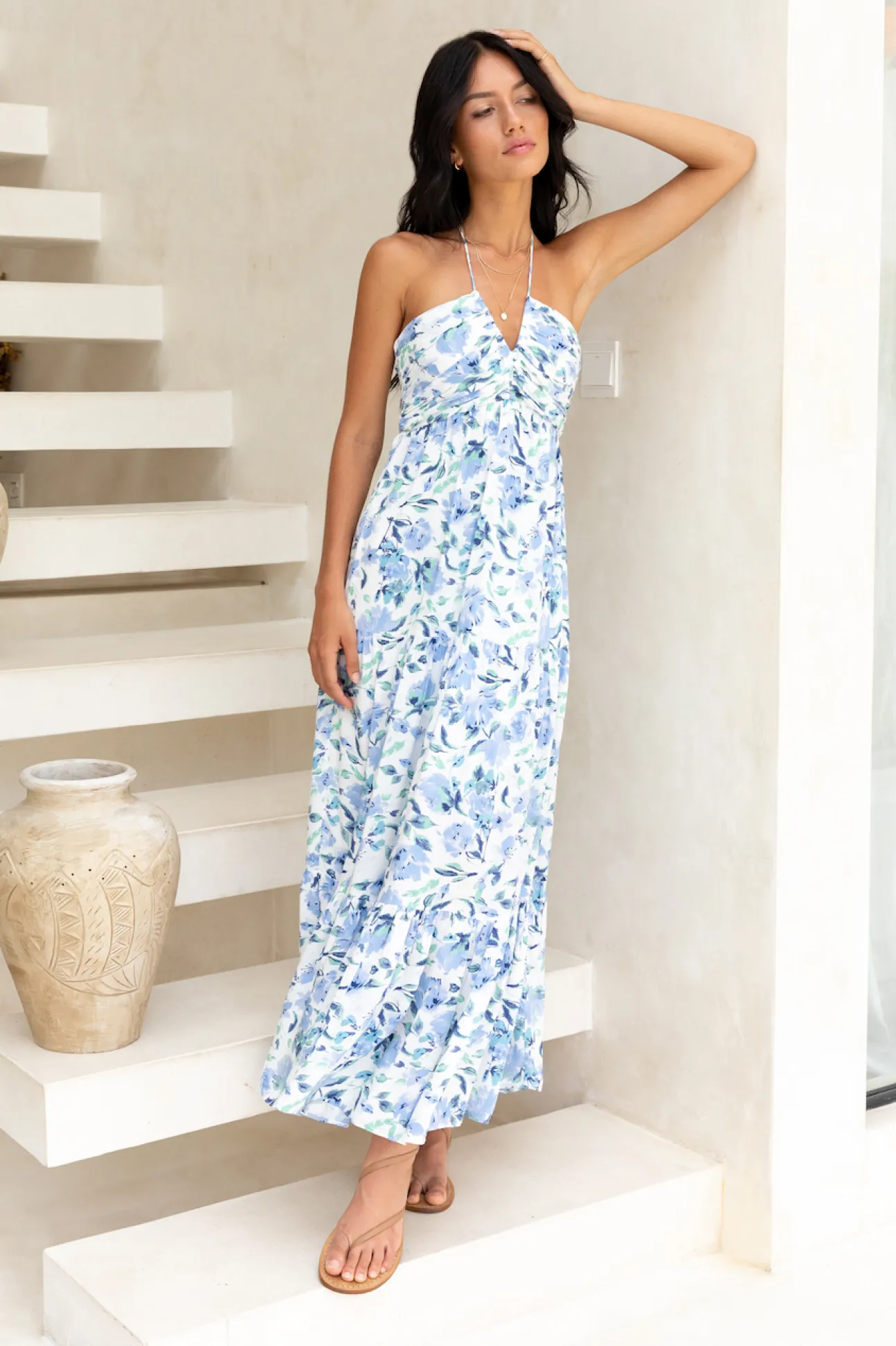 Sweet Love Maxi Dress Blue
