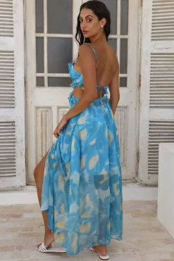 Sweet Music Maxi Dress Blue