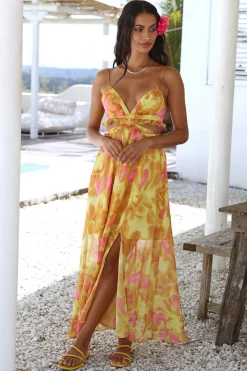Sweet Music Maxi Dress Yellow