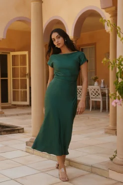Sweet Serenity Midi Dress Green
