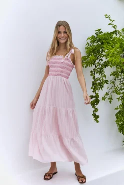 Sweet Whispers Maxi Dress Pink