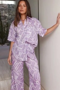 Table For One Shirt Purple