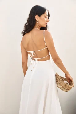 Take Her Dancing Maxi Dress White
