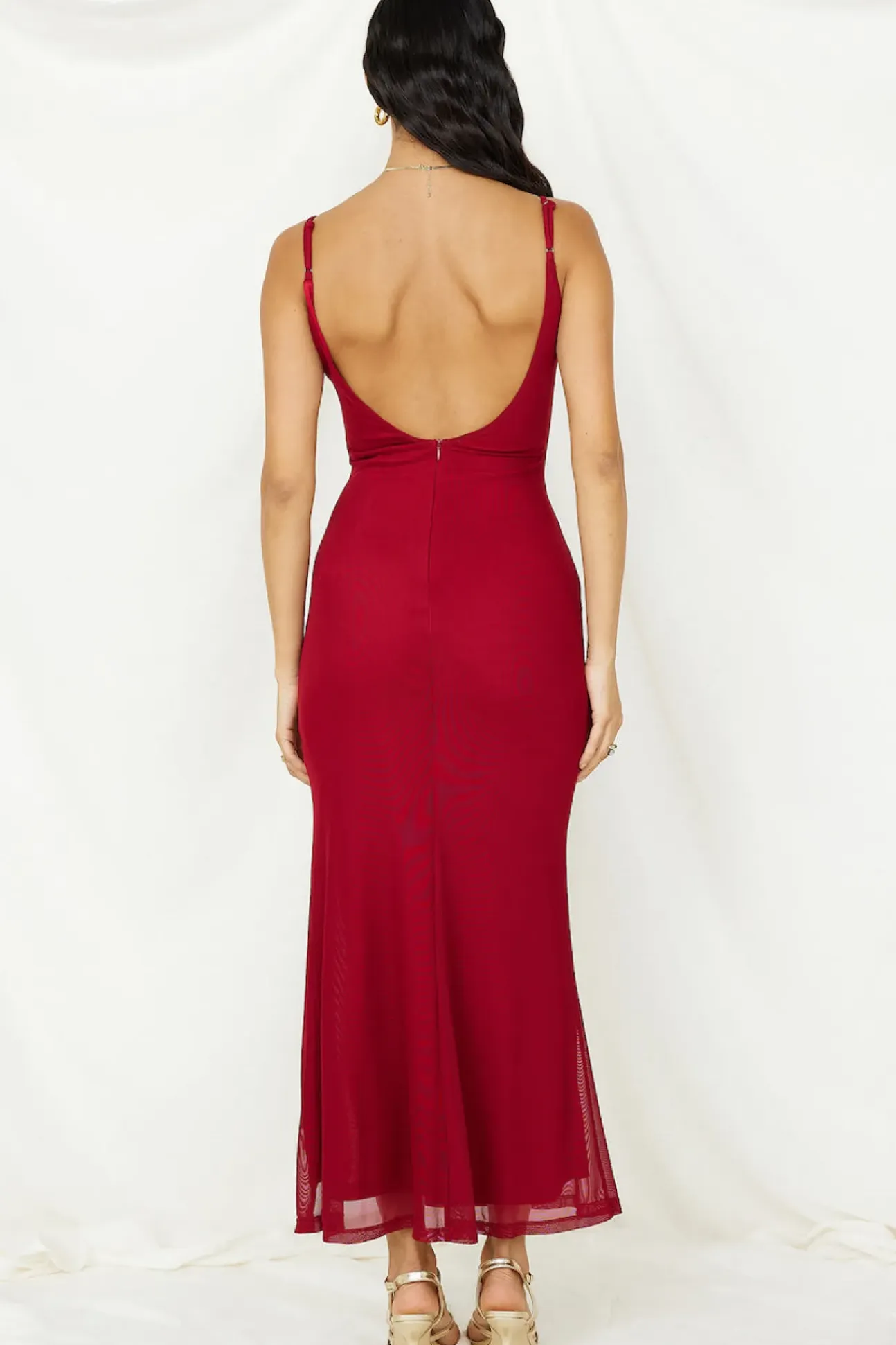 Take Me To Dinner Maxi Dress Wine