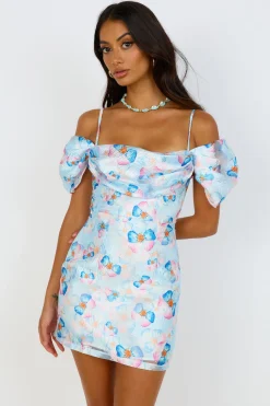 Take Me To Paris Dress Blue
