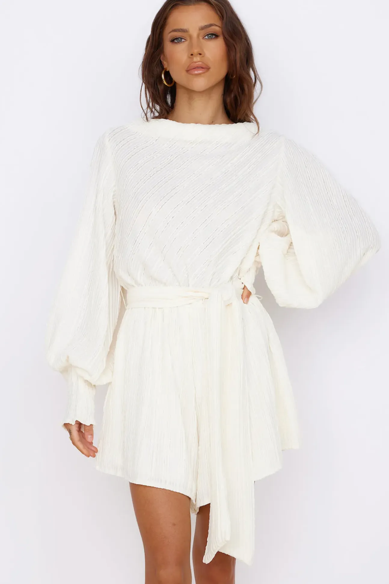The Last Time Playsuit Cream