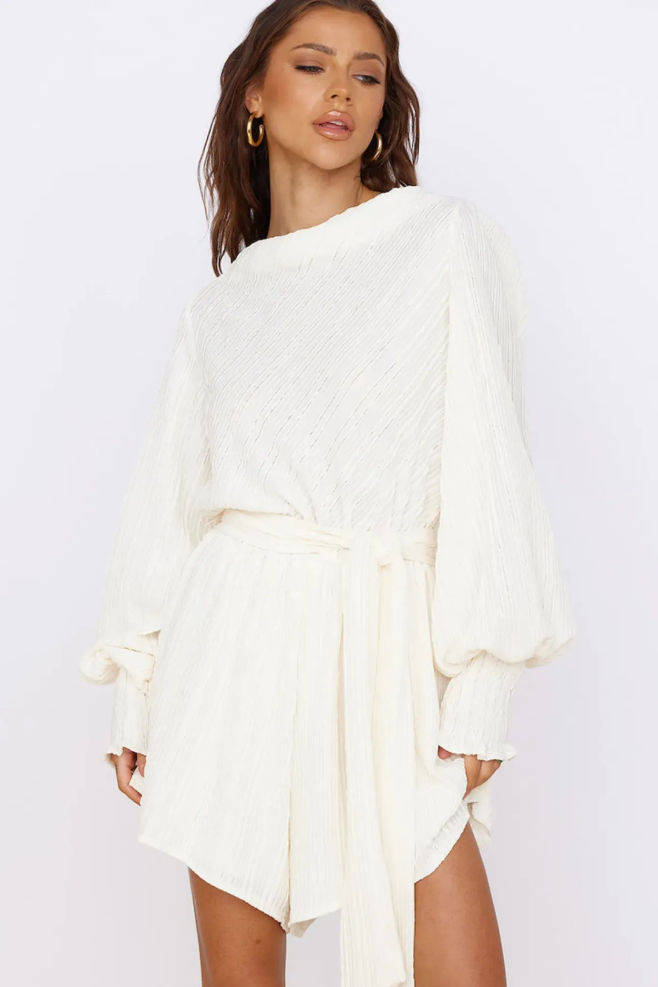The Last Time Playsuit Cream