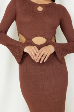 The One That Got Away Maxi Dress Brown