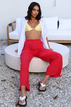 The Open Road Pants Red