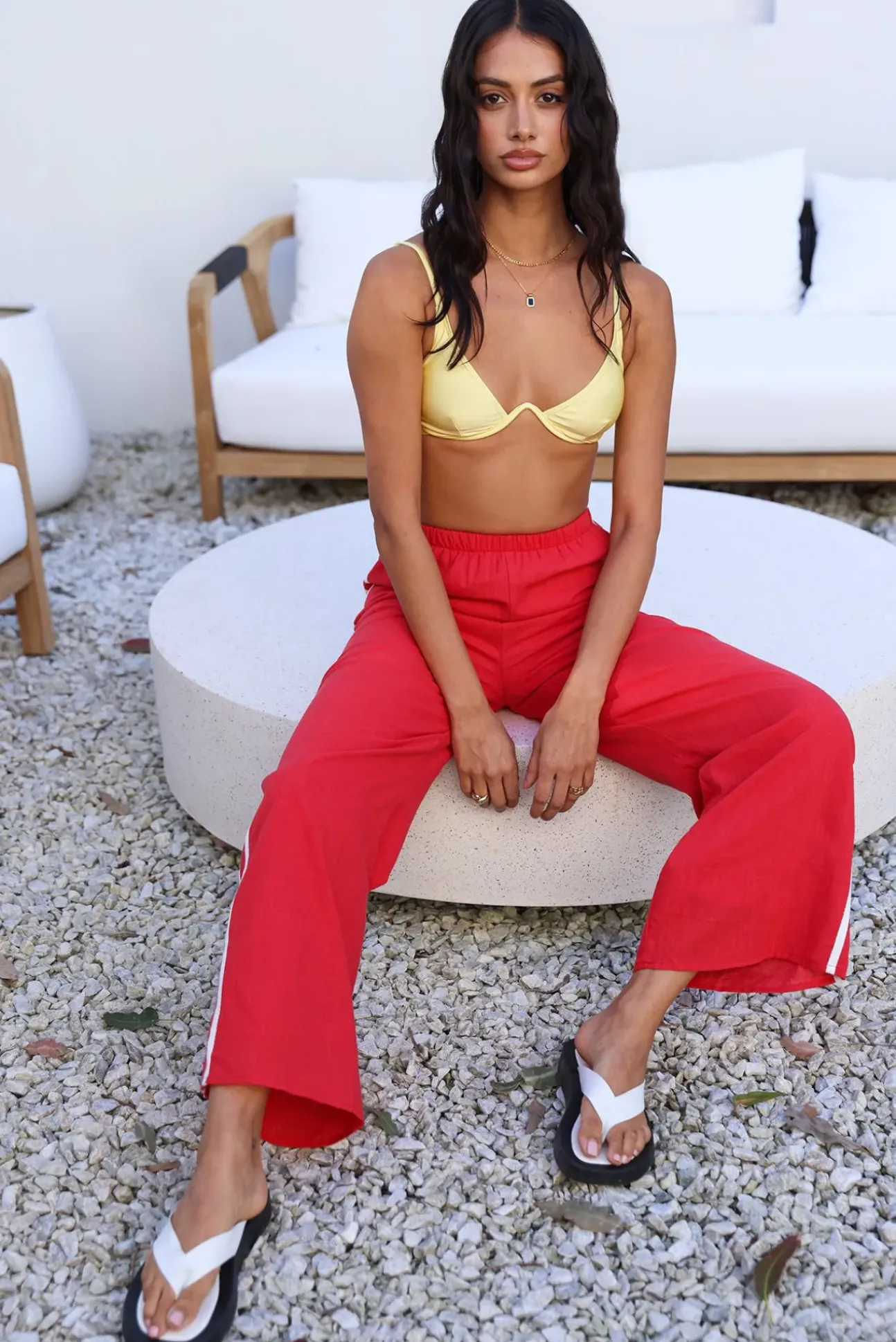 The Open Road Pants Red