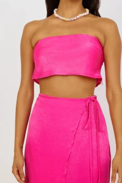 The Right Place Crop Top Pink
