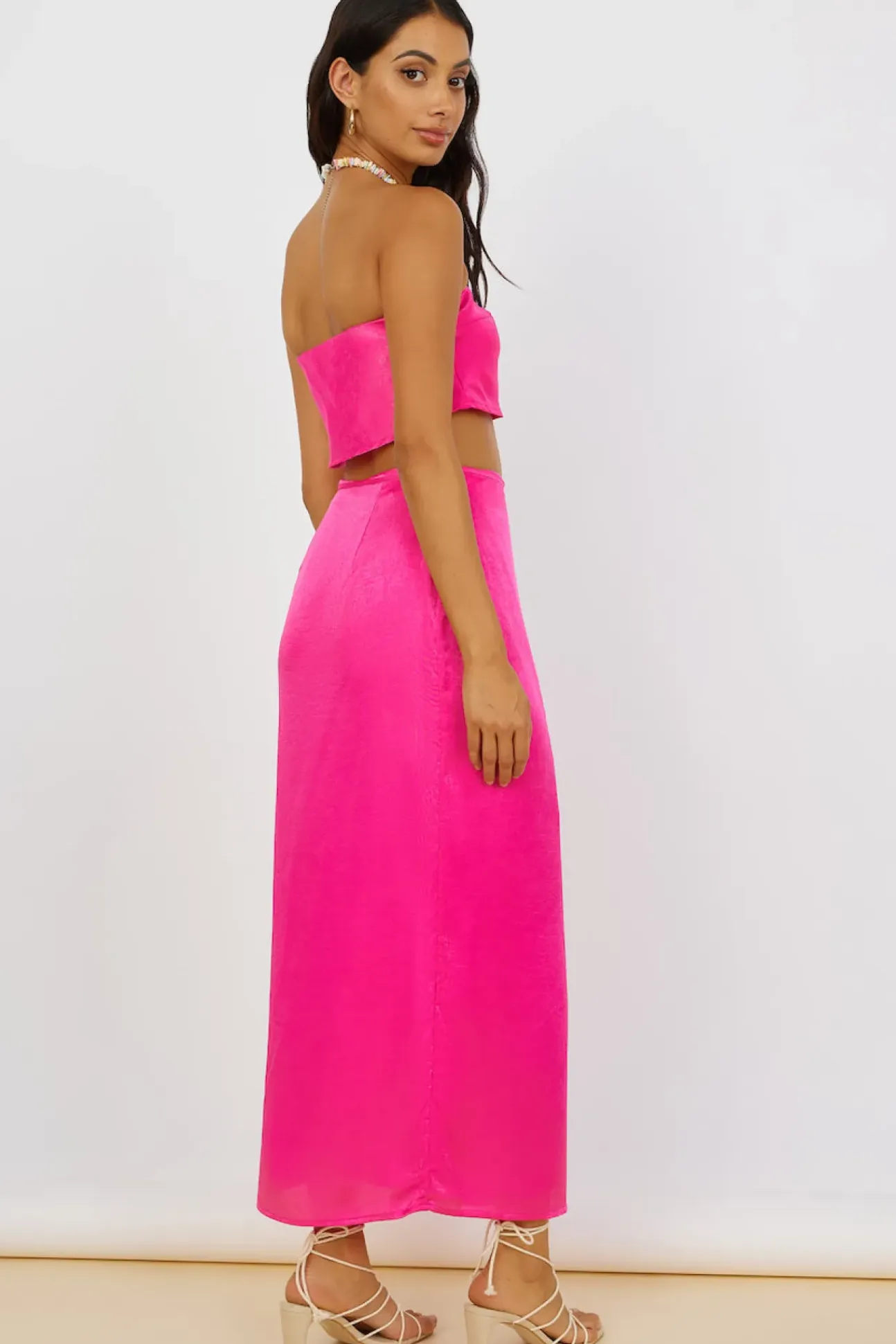 The Right Place Maxi Skirt Pink