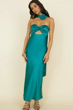 Think About It Maxi Dress Green