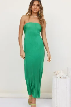 Thinking Of Dusk Maxi Dress Green
