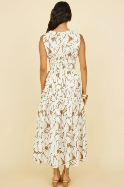 Through the Trees Maxi Dress White