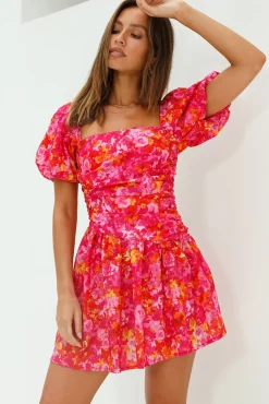 Time Again Mini Dress Pink