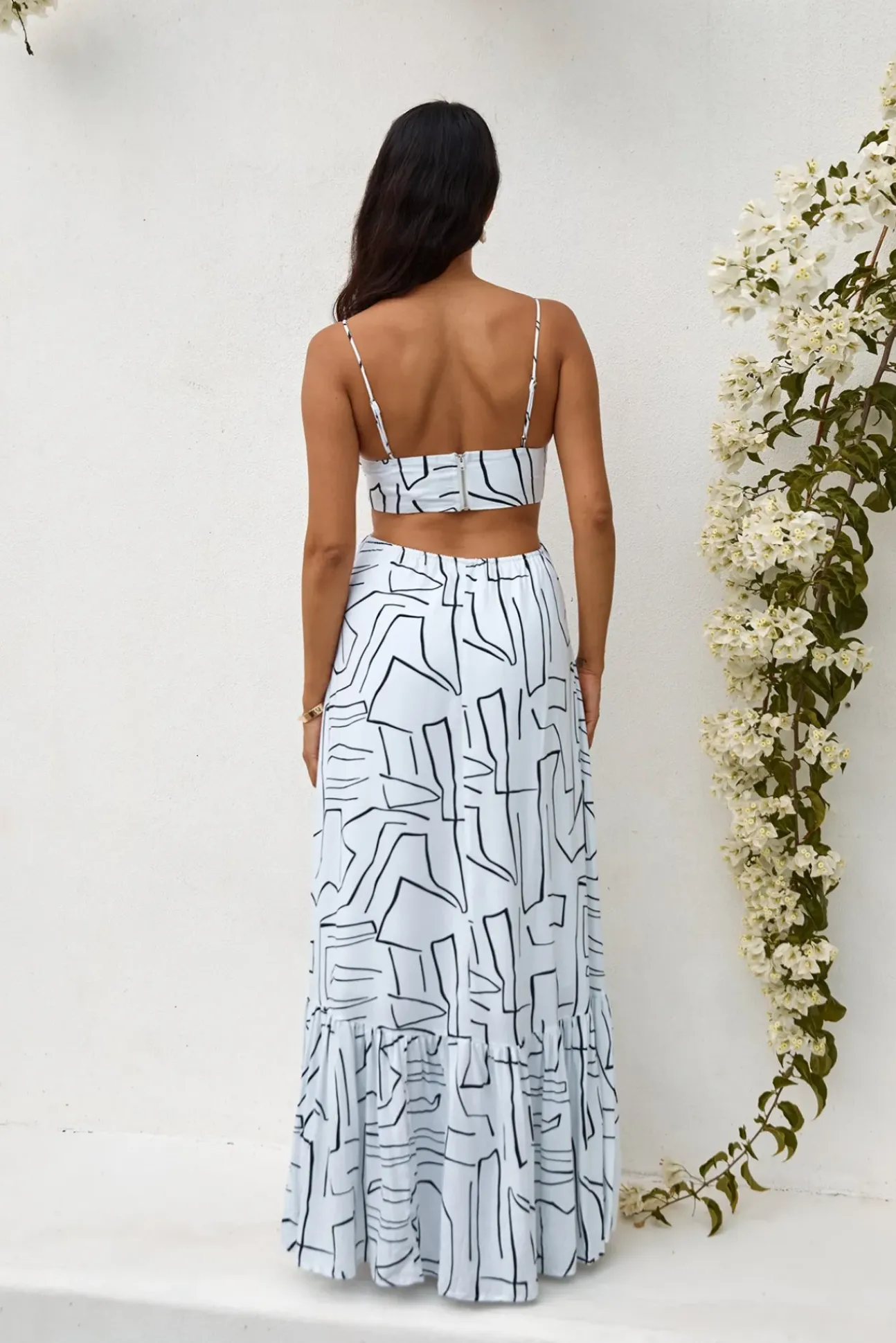 Times Have Changed Maxi Dress White