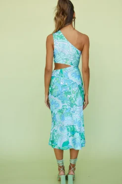 Tiptoeing Midi Dress