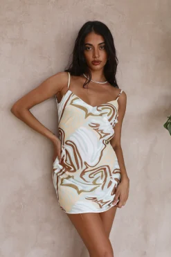 To Be Loved Dress Brown