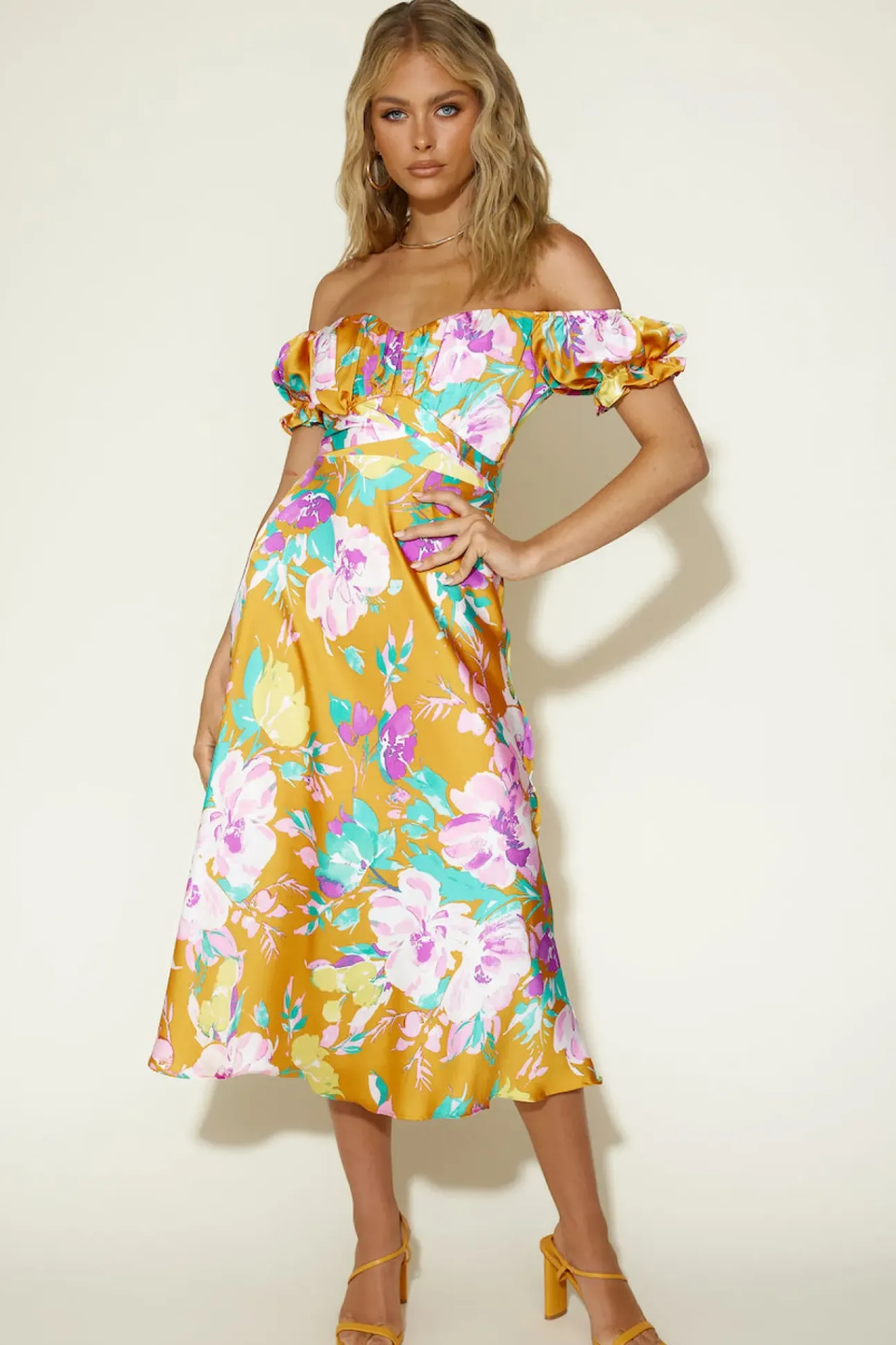 To be Mine Maxi Dress Orange