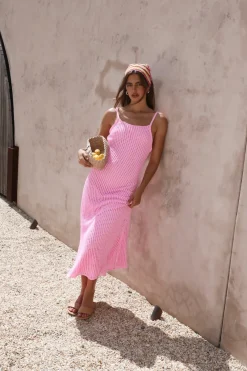 To Be Mine Maxi Dress Pink