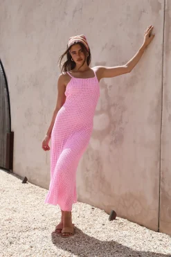 To Be Mine Maxi Dress Pink