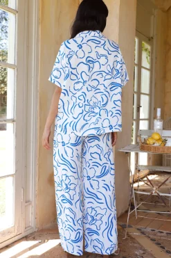 Tranquility Linen Pants Blue