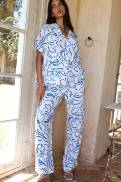 Tranquility Linen Shirt Blue