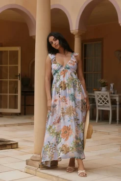 Tropical Bloom Maxi Dress Floral