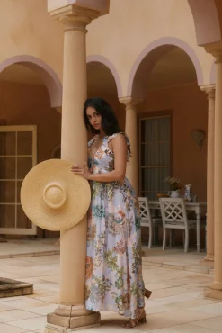 Tropical Bloom Maxi Dress Floral