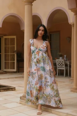 Tropical Bloom Maxi Dress Floral