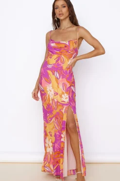 Tropical Sunrise Maxi Dress Multi