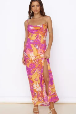 Tropical Sunrise Maxi Dress Multi