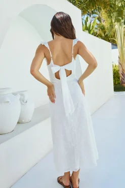Tunnel Of Love Maxi Dress White