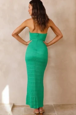 Turn The Page Maxi Dress Green