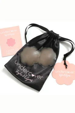 UNDERCOVER STYLE HELPERS A Flower For You Nipple Covers Nude
