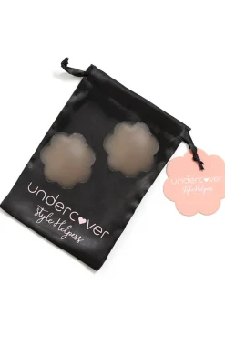 UNDERCOVER STYLE HELPERS A Flower For You Nipple Covers Nude