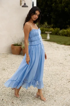 Understand It Maxi Dress Blue
