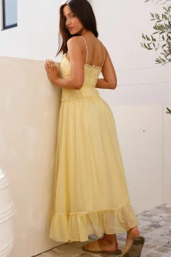 Understand It Maxi Dress Yellow